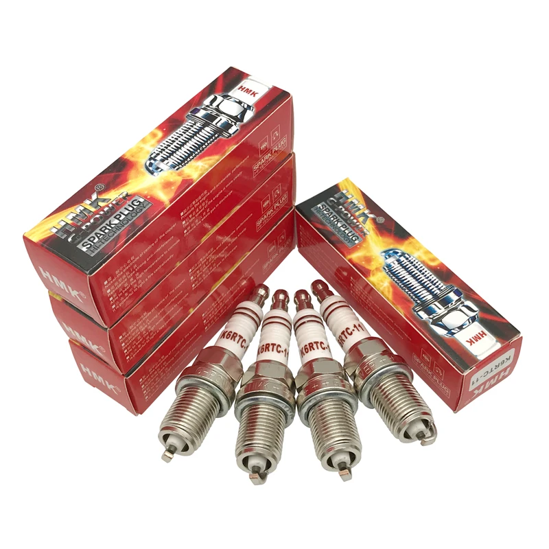 4pcs IRIDIUM Spark Plug EIX-BKR6-11 for fx35 ls430 caldina kia soul gmc lpg chevrolet aveo geely mk celica BKR6EIX-11 K5RIU-11