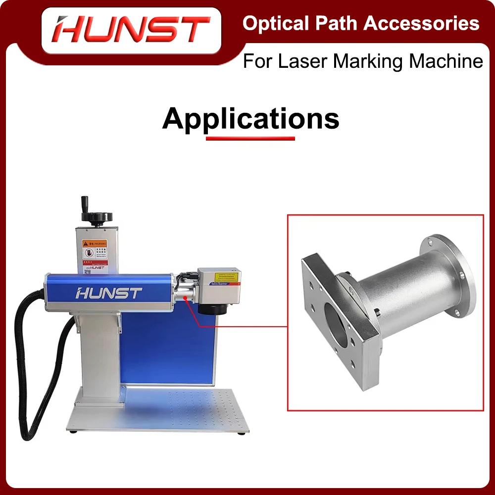 O módulo de caminho óptico a laser HUNST é usado para peças mecânicas de caminho óptico de fibra óptica e laser CO2.