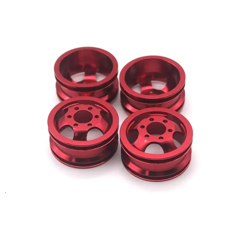 Kit de jante de roue en métal amélioré pour WPL JJRC avec vis, pièces de voiture RC pour camion RC