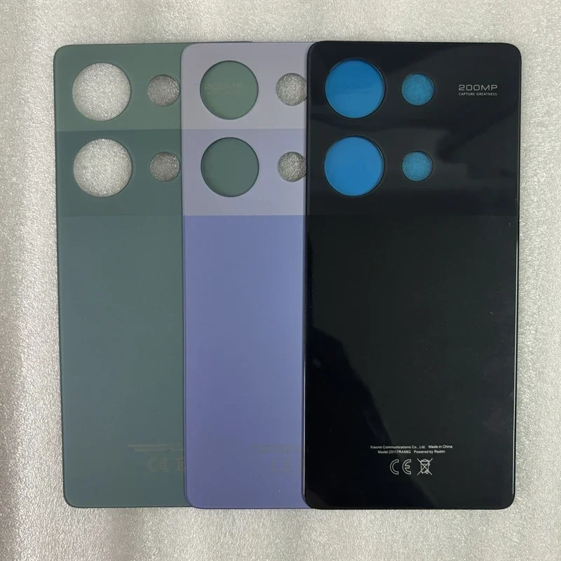 

Rear Door Panel Housing Case For Redmi Note 13 Pro 4G 23117RA68G Back Cover Replacement Parts