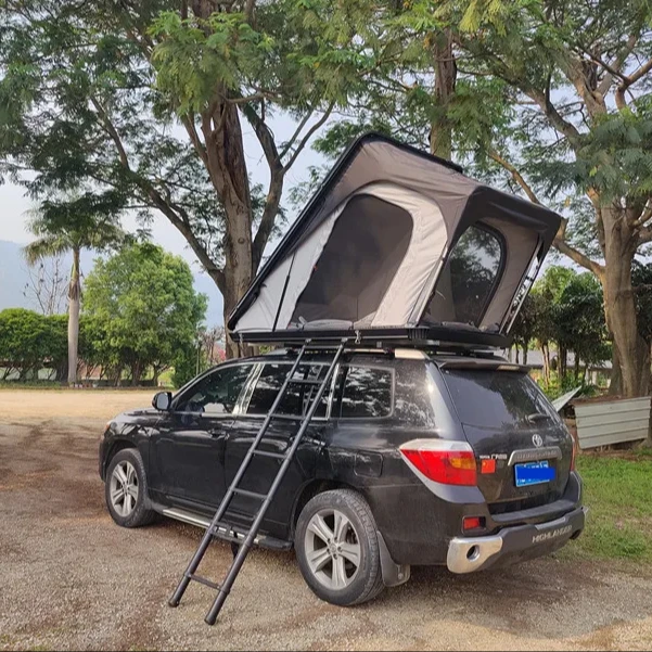 

Overland Off Road Roof Top Tent For SUV, Waterproof 2-3 Person Camping Tent, Quick Setup & Windproof Heavy Duty Roof Top Tent
