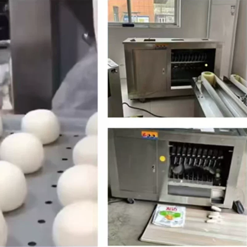 Industry Bakery Equipment Pizza Bread Dough Divider Round Dough Ball Maker Cutter Roller Forming Machine