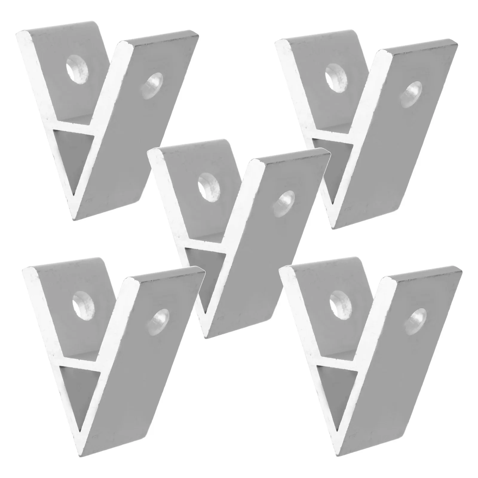 

5pcs Aluminum Alloy Angle Code Bracket Corner Braces for Extrusion Profile Support Hardware Furniture Fastener
