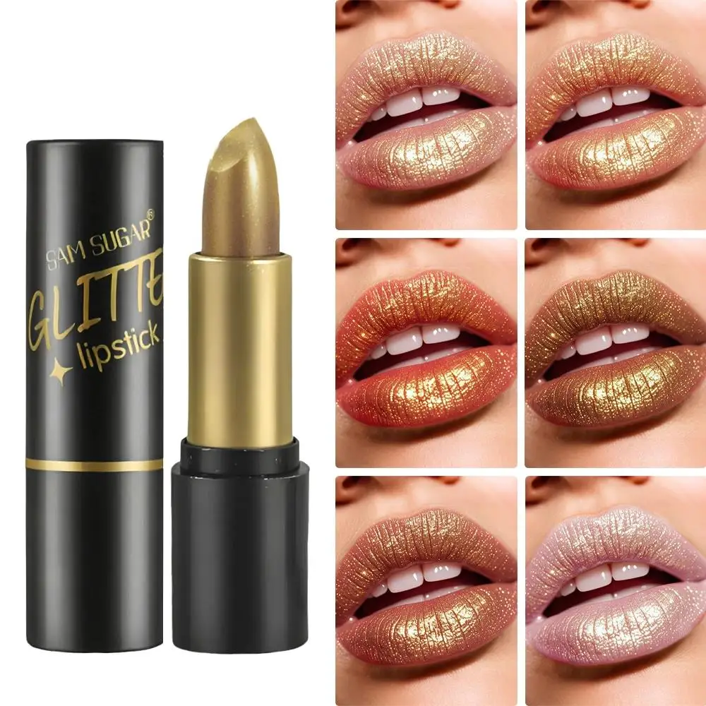 Long Lasting Lipstick Moisturizing Waterproof Non Transfer Shimmer Pearlescent Glossy Lip Gloss