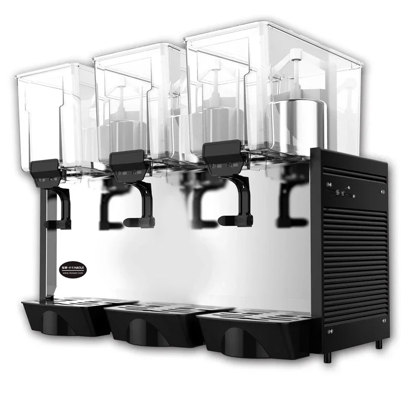 Cold Drink Dispenser 15L*3 Tanks Mix Type Juice Dispenser Commercial Automatic Beverage Machine Cold Drink Machine for Coke