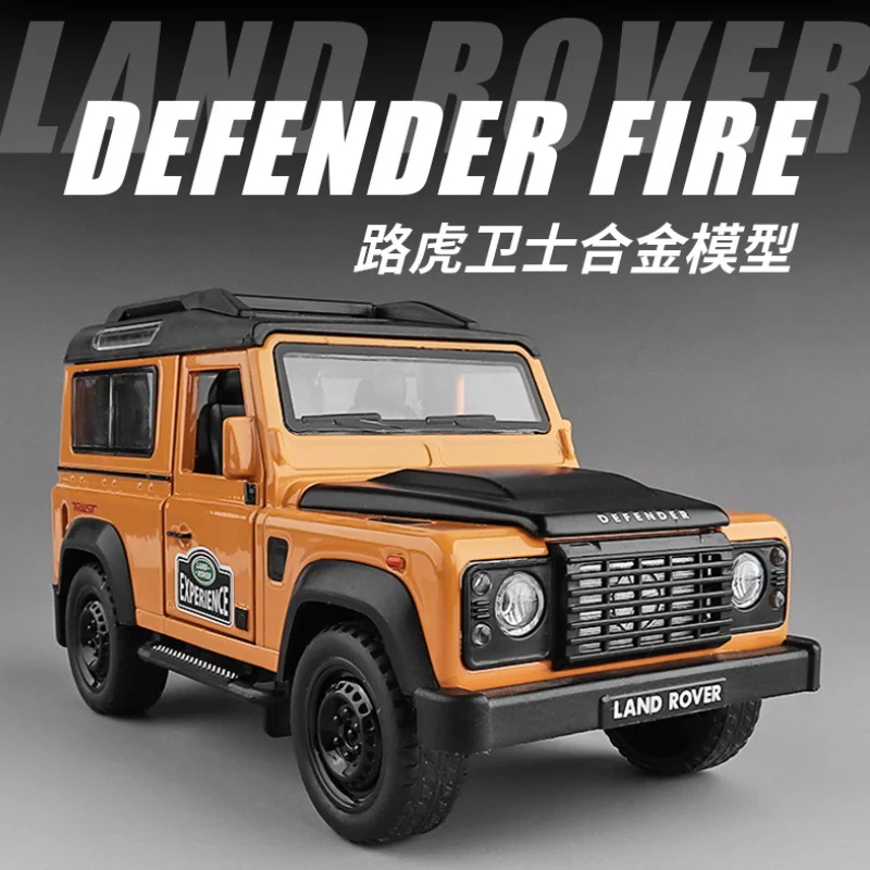 1:32 Land Rover Defender Car Model Alloy Car Toy Car Model Pull Back Children's Toy Collectibles Birthday Giftts A275