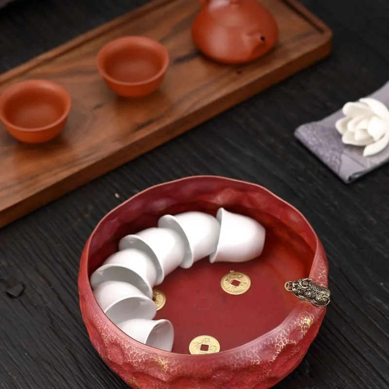 Copper Percussion Pibidi, Tea Wash, Retro Desktop Wash, Aschenbecher groß