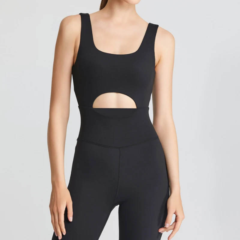 

Yoga Set Jumpsuit For Women Backless Sexy One-piece Bodysuit Fitness Set Breathable Gym Clothing Running Sportswear Outfits