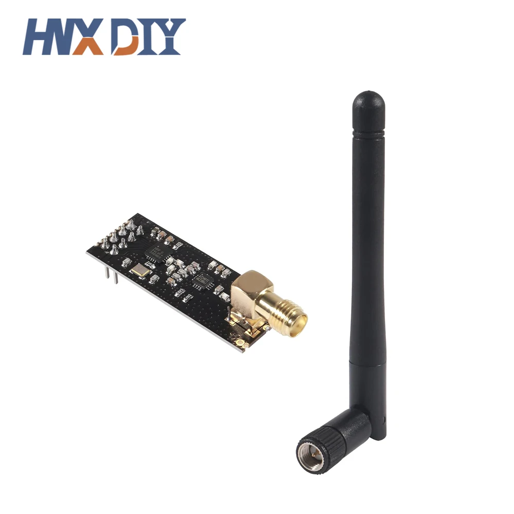 1-10 sztuk modułów bezprzewodowych 2,4G 1100-metrowych modułów bezprzewodowych NRF24L01+PA+LNA na duże odległości (z anteną) — zdjęcie produktu 3
