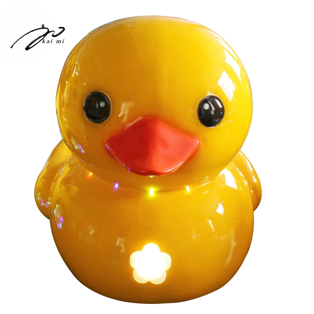 

Прочная электрическая детская моторная игра с милой желтой уткой, детская игра с монетоприемником на продажу