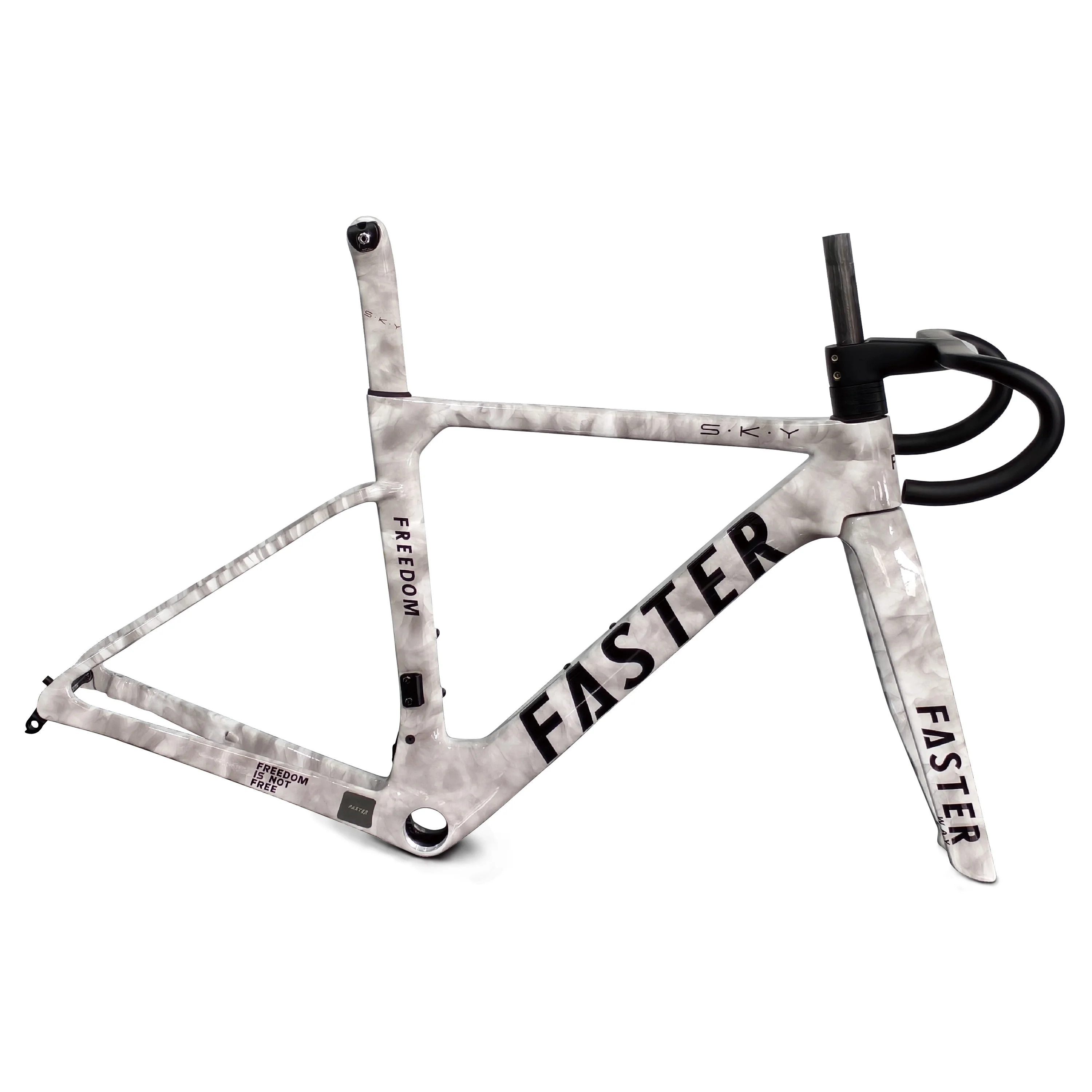 FASTERWAY Freedom Classic Black Horse Frameset Carbon Bike Road