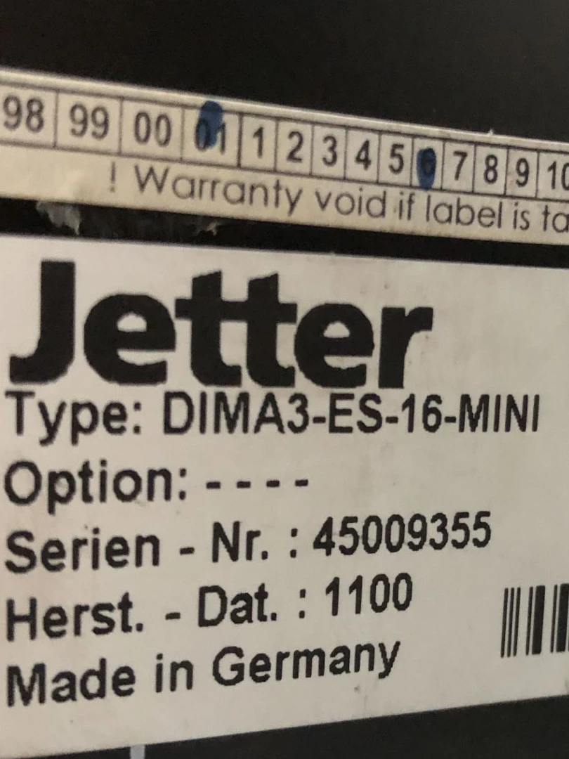 JETTER Kinder Servo Driver DIMA3-ES-16-MINI Stock originale