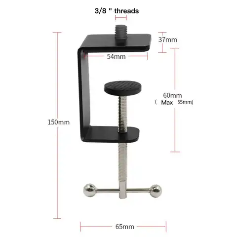 माइक्रोफ़ोन टेबल क्लैंप 3/8 10 best sales डीजे टेबल - №4