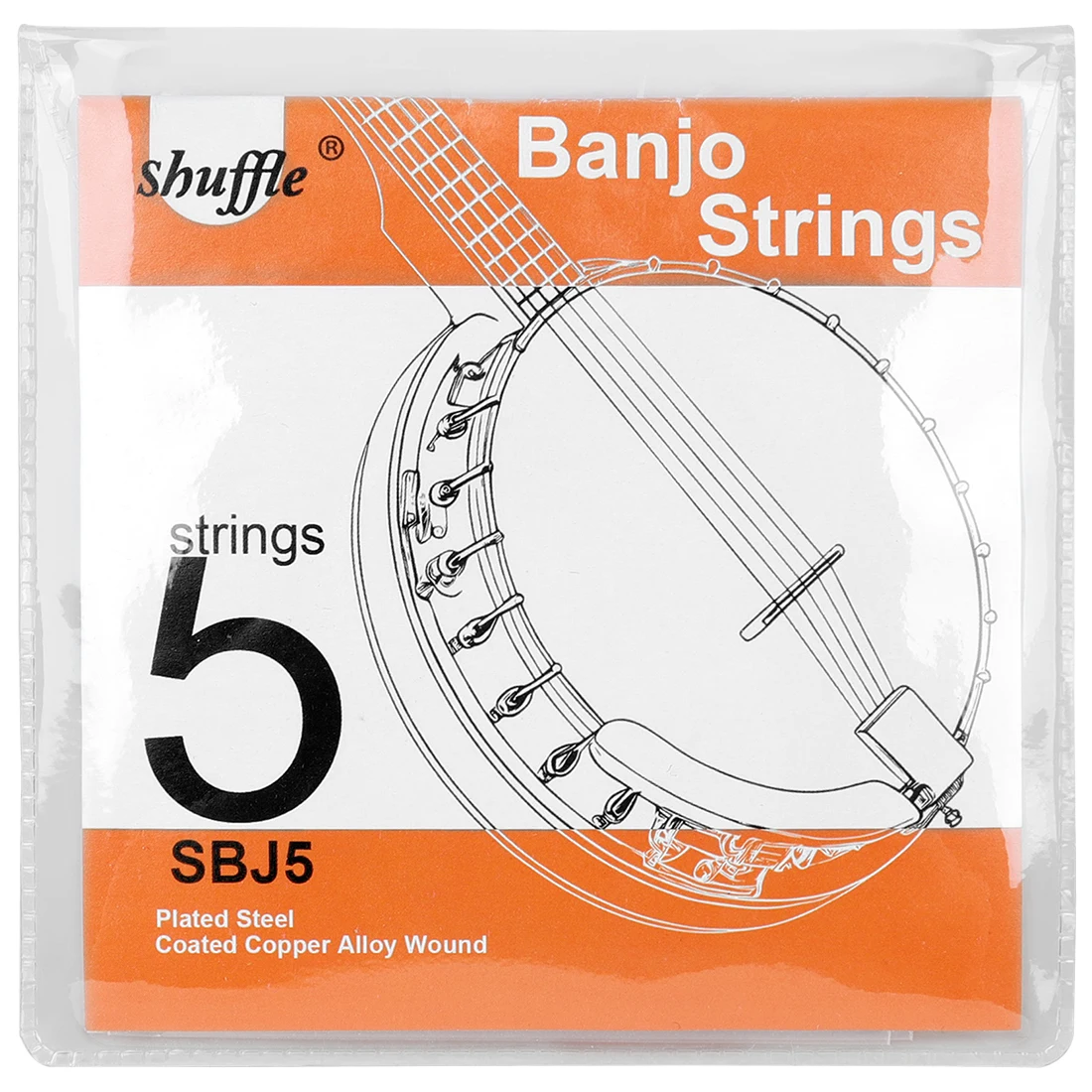 

Shuffle 5-String Banjo String Copper Alloy Wound Rustproof Guitar Strings Professional Banjo Instrument Parts Durable Portable