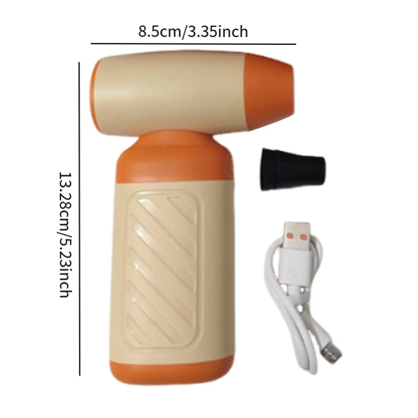 Poderoso turbofan sem fio turbofan 2 bocas ventilador de motor elétrico portátil secagem rápida para computador teclados do carro ventilador portátil