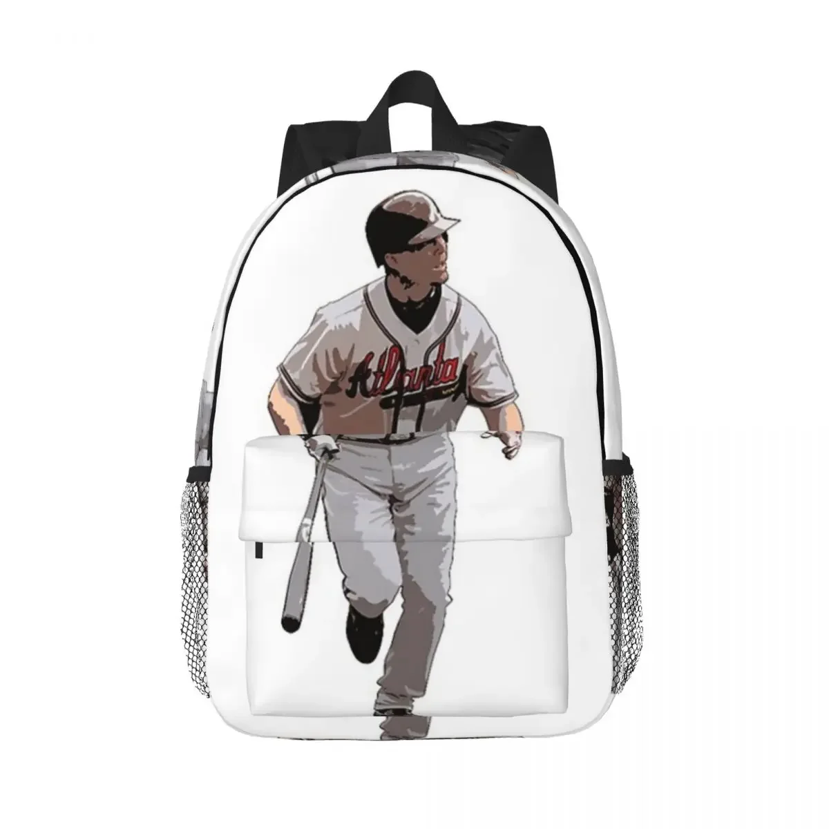 Chipper Jones Backpacks Teenager Bookbag Casual Students School Bags Travel Rucksack Shoulder Bag Large Capacity