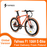 FAFREES F1 Electric Bike Multifunctional Road E-bike 250W 36V 10Ah Lithium Battery Frame Mountain Bike Outdoor Electric Moped