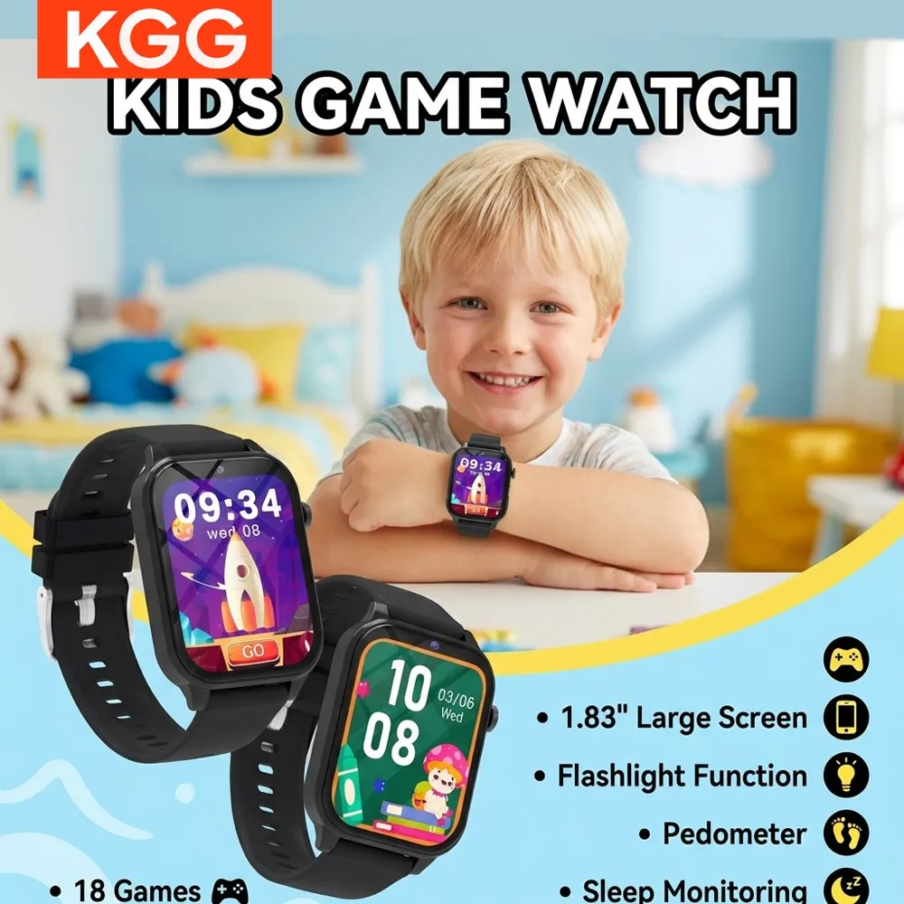 

Multifunctional Kids Smart Watch Camera Games Sleep Monitor Alarm Flashlight Perfect Holiday Birthday Gift