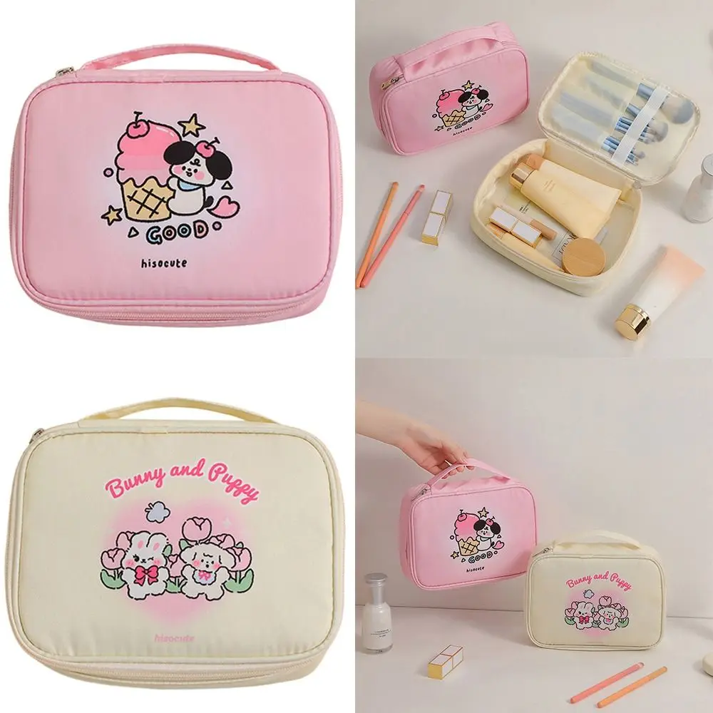 

Cartoon Animal Toiletries Bag Multipurpose Divided Storage Cosmetic Handbag Dustproof Large Capacity Storage Bag