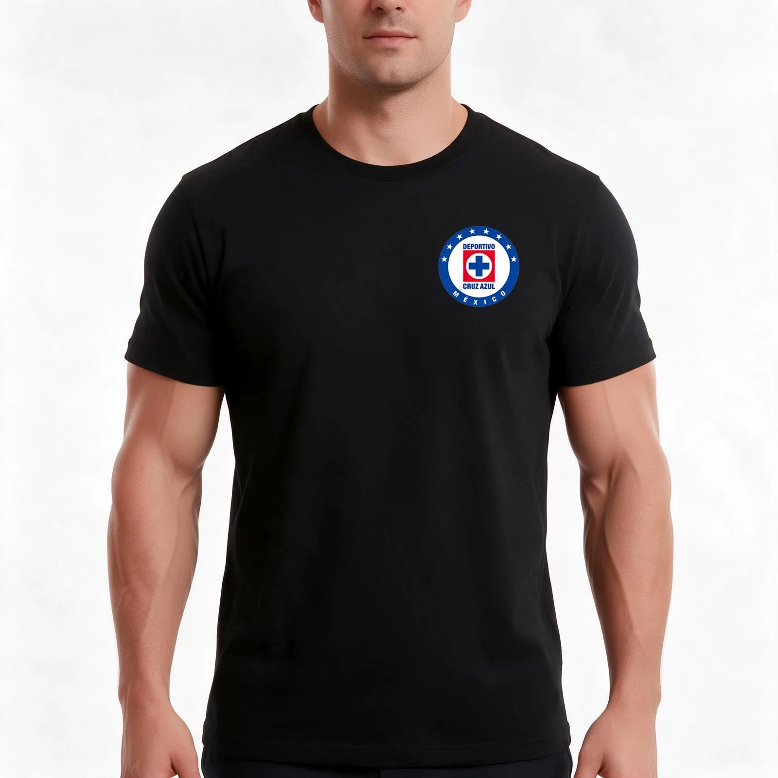Latido Cruz Azul - Orgullo Mexicano T-Shirt Summer Casual Cotton Tee Oversized Streetwear Tops Vintage Graphic Print