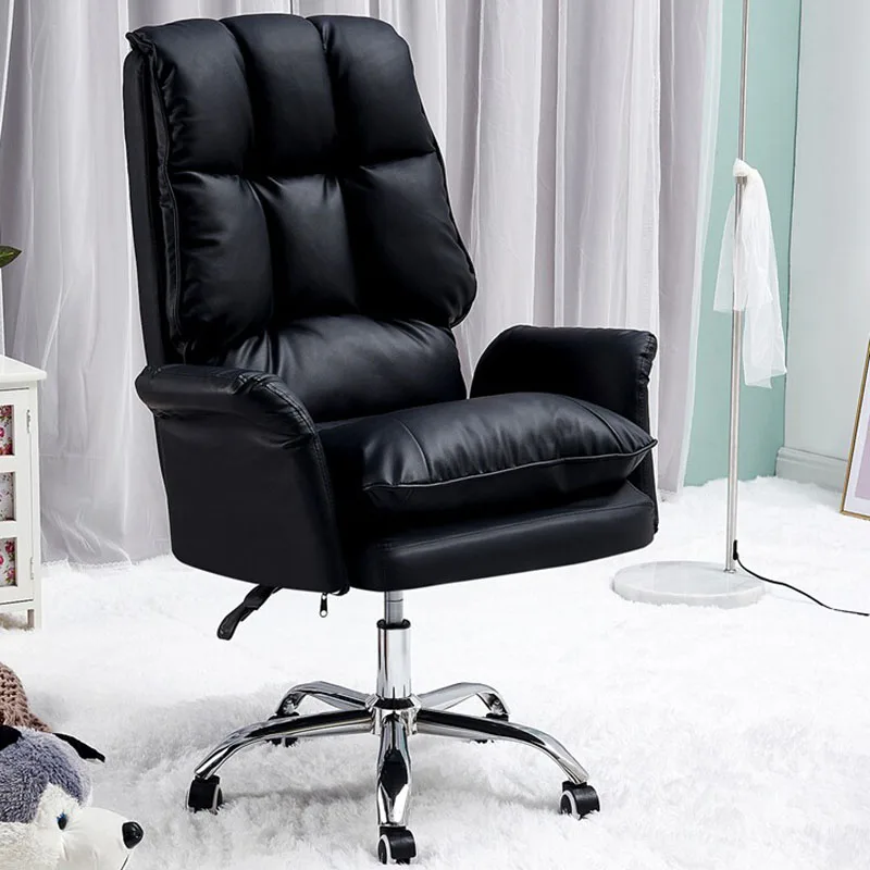 Save Space Relaxing Office Chair Footrest Minimalism Reading Comfortable Office Chair Safe Bedroom Sillas De Oficina Accessories