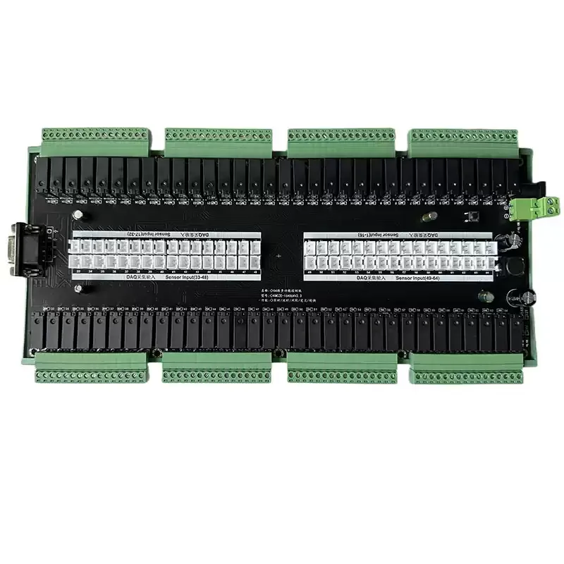 Relay module group modbus RTU protocol io card 64 input and output intermittent rotation delay