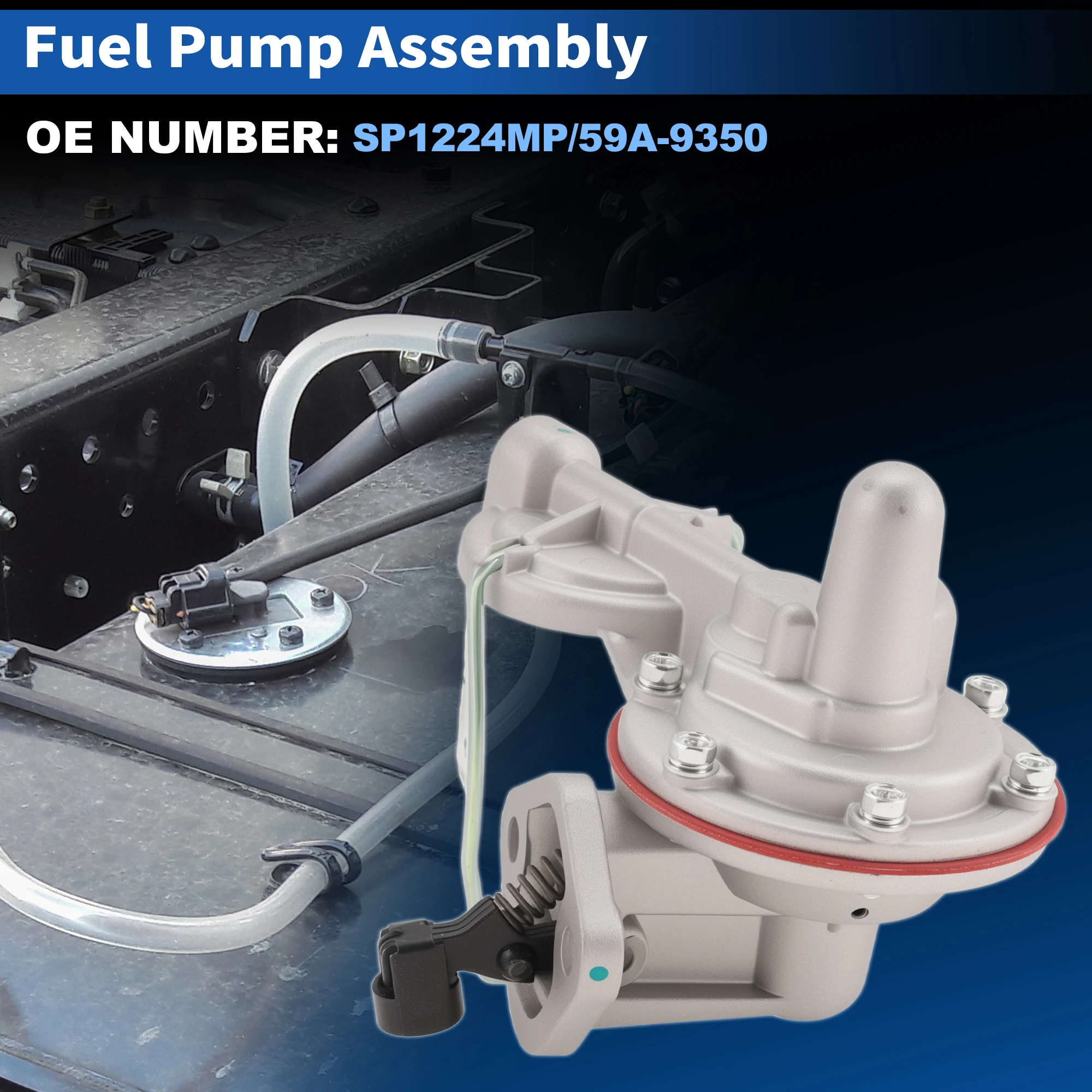UXCELL SP1224MP Fuel Pump Module Assembly for Ford Flathead V8 39-49