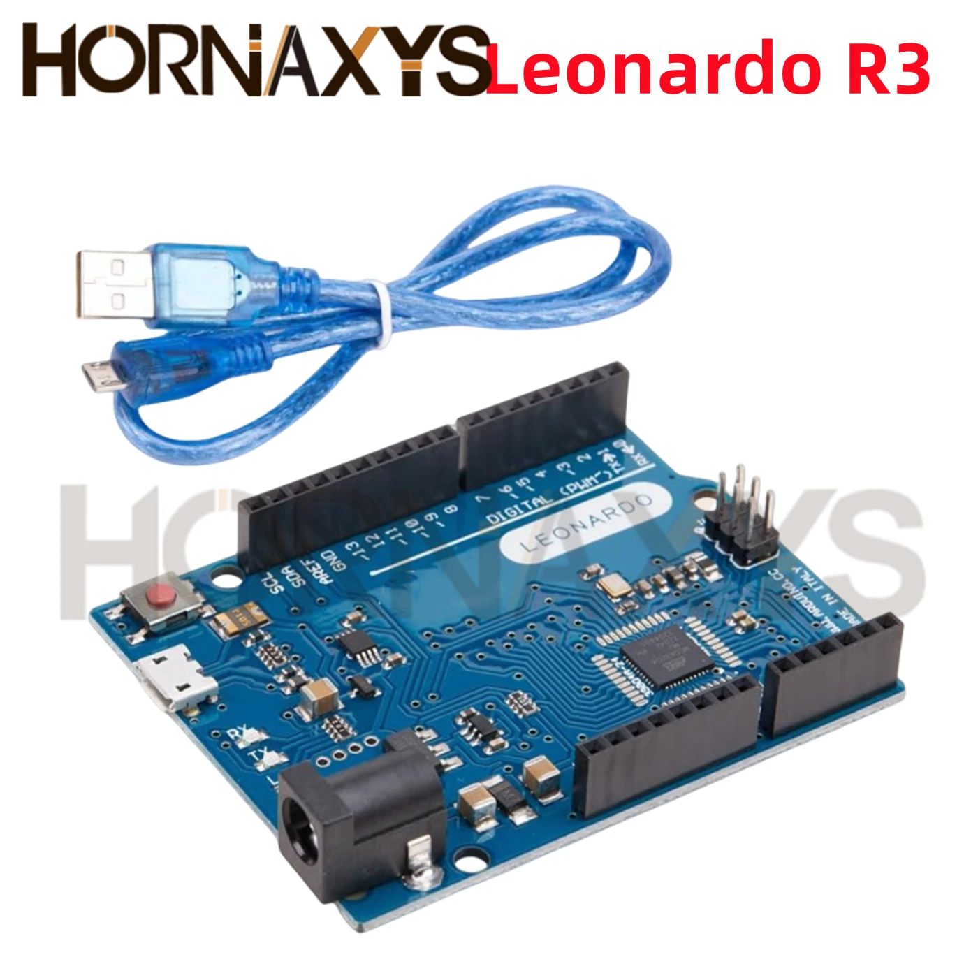 Płytka rozwojowa Leonardo R3 z kablem USB o długości 30 cm ATMEGA32U4 Nowa