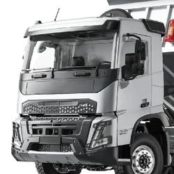 Simulation Plastic Open-door Cockpit Car Shell Set for 1/14 DOUBLE E HOBBY Tamiya RC Dump Truck for VOLVO FMX Car Accessories