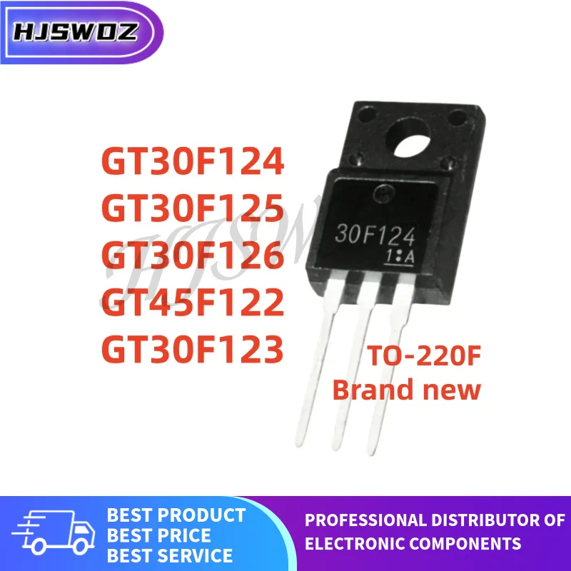 10Pcs TO-220F GT30F124 GT30F125 GT30F126 GT45F122 GT30F123 30F124 30F125 30F126 45F122 30F123 Best quality