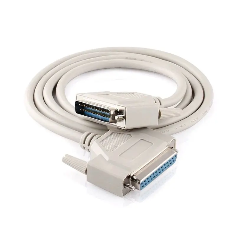 Needle Type Parallel Port Printing Cable DB25 Pin Male Female LPT Old Style Parallel Port Printer Cable DB25 Pin/CN36 Pin Male