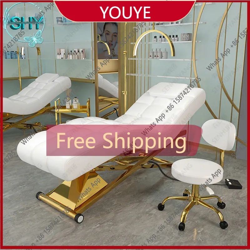

Rr Electric Lifting Beauty Bed S-type Eyelash Embroidery Eyelash Bed For Beauty Salon Massage SPA Bed