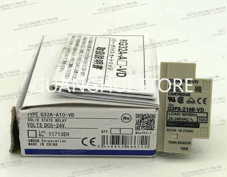 

G32A-A10-VD/A20-VD/A40-VD/A60-VD Brand New Original Solid State Relay in Stock Fast Delivery