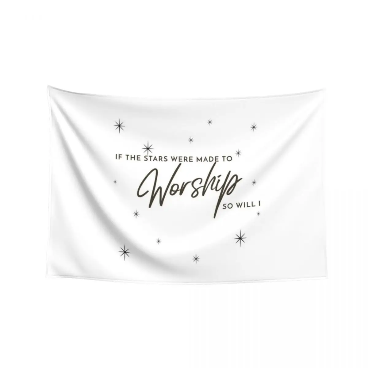 

If the Stars Were Made to Worship So Will I Tapestry Home Decorators Japanese Room Decor Tapestry