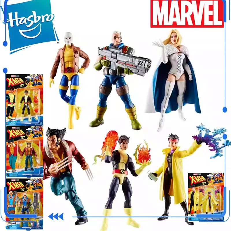 

Hasbro Genuine Marvel Legends X-Men '97 Anime Figure Chameleon Jubilee LOGAN Action Figure Toys for Boys Girls Gift Model