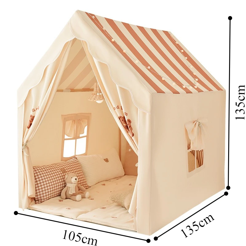 Luxe kinderspeelgoedtent Binnen Buiten Peuterspellen Tenthuis Kinderen speelhuisje Grote tent Veiligheid Spelen Kleine meisjeshuizen