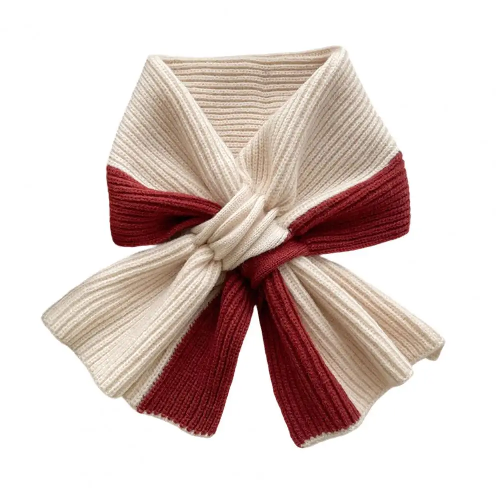 

Шарф с цветными блоками, зимний теплый шарф, стильный лоскутный цветной женский зимний шарф, мягкий, удобный, модный дизайн с запахом