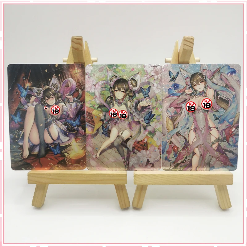 In Stock 3Pcs/Set Romance of The Three Kingdoms Diao Chan Ancient Beauties Sexy Anime Girl Game Collection Cards Toys Xmas Gifts