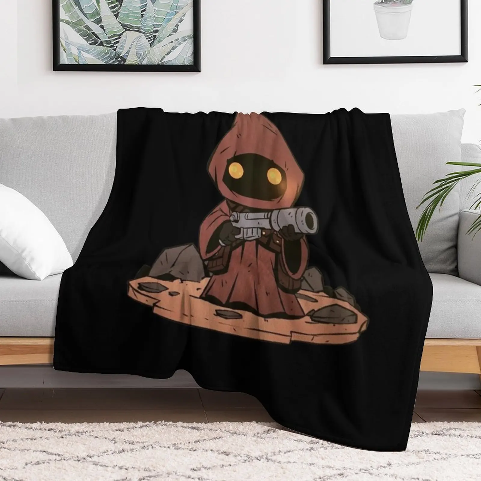 Utini! Jawa Throw Blanket Furry Designers Blankets