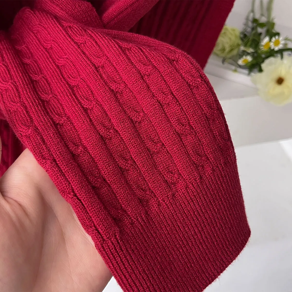 ใหม่เกาหลีฤดูใบไม้ร่วงถักผ้าคลุมไหล่หญิงเสื้อไหล่ปลอม Cape นักเรียนผ้าพันคอสีทึบคอผ้าพันคอสําหรับสตรี