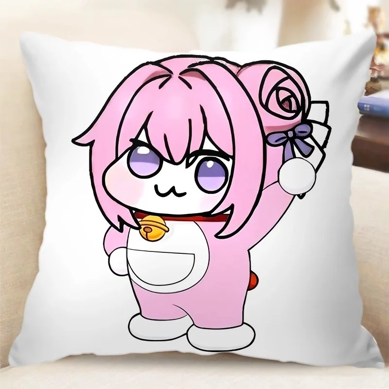 Nikke DORO Doll Victory Goddess Pink Dog Pillow Decoration Anime Game Surrounding Toy Dolls Decoration Gift Home Accessories