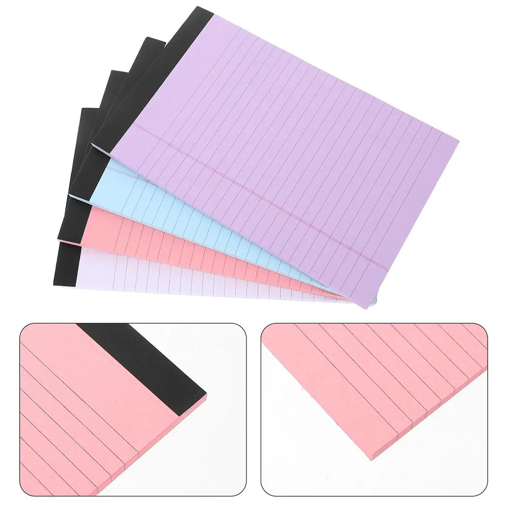 

8 Books Legal Pad Paper Notepad Tearable Memo Notebook Multi-Function Office Supplies A5 Notepads for Work School Daily Use