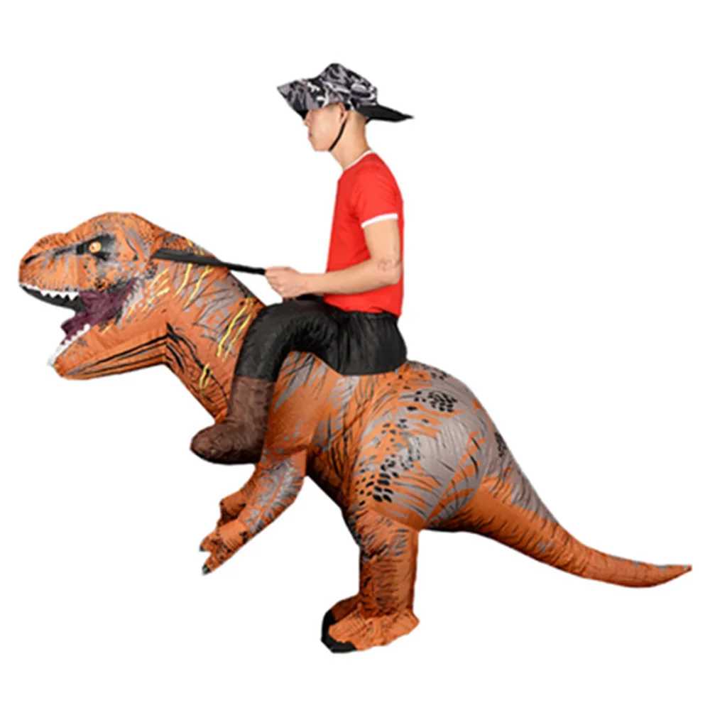 

Dinosaur T-Rex inflatable camouflage, fun mascot, adult role-playing, men, women, children, dinosaur cartoon