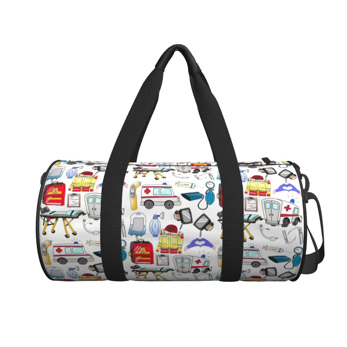 

Paramedic Large Duffle Gym Bag Multi-Functional Duffle Travel Bags Handbags Fitness bag