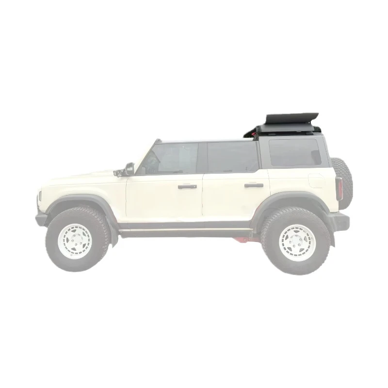 The carport roof tri-fold kit luggage rack and roof platform can be installed and fixed without damage, allowing for double