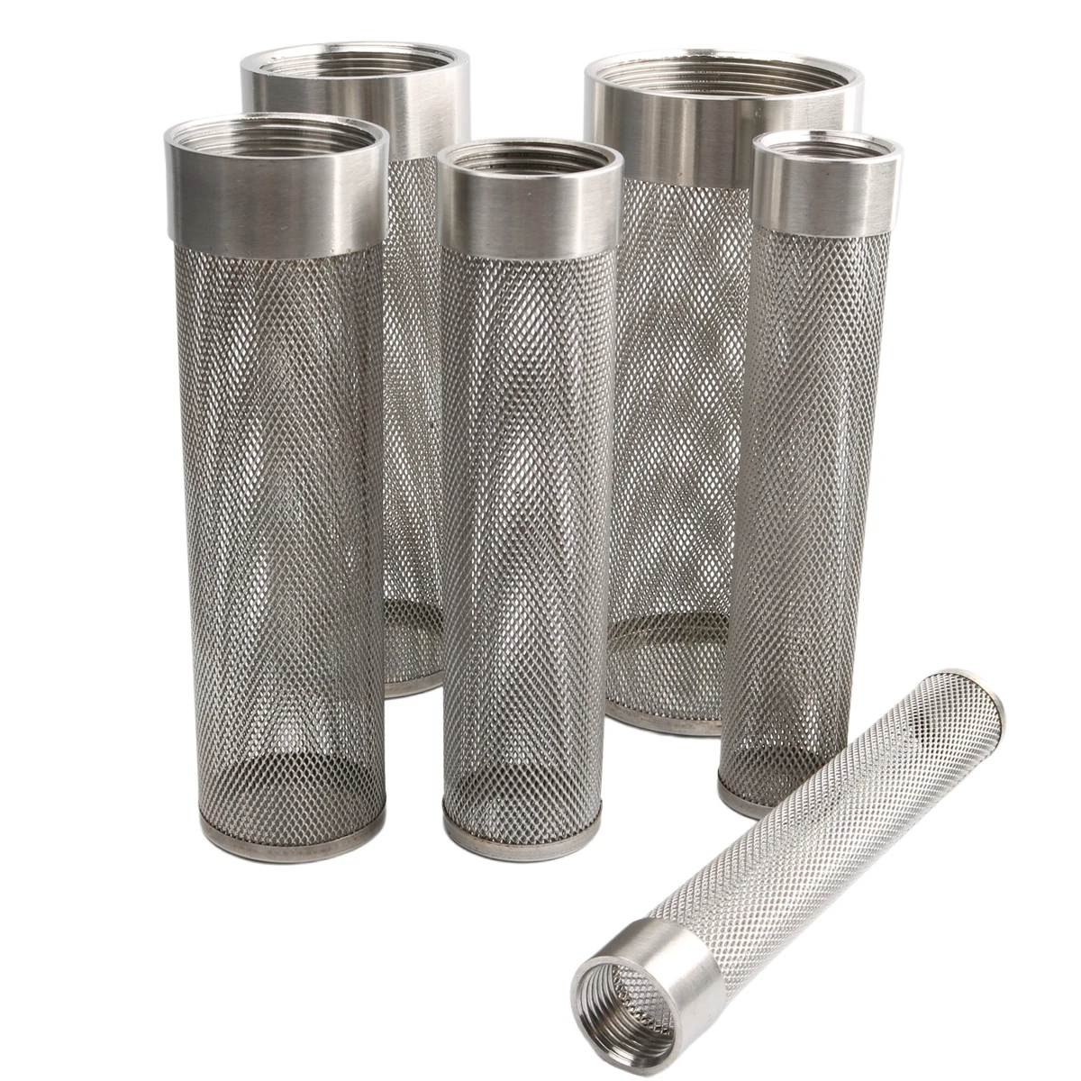 20/25/32/40/50/63mm 304 Stainless Steel Filter Screen Garden Agriculture Irrigation Pump Filter Aquarium Water Pipe Tube Filter