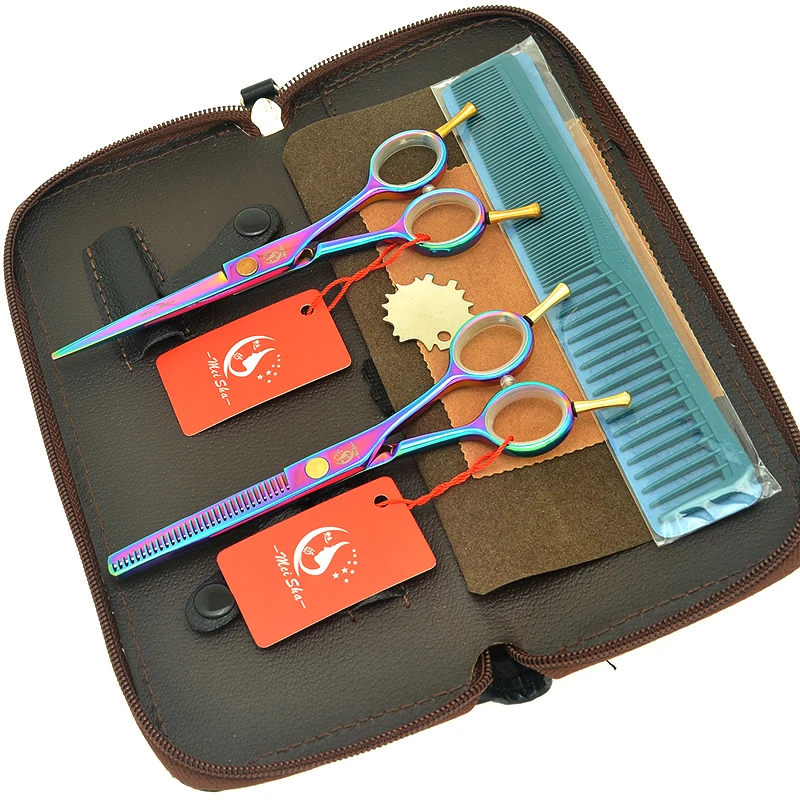 

5.5 Inch Hairdressing Hair Scissors Japan Steel Barbers Cutting Scissors Thinning Shears Salon or Home DIY Hair Clippers A0013A