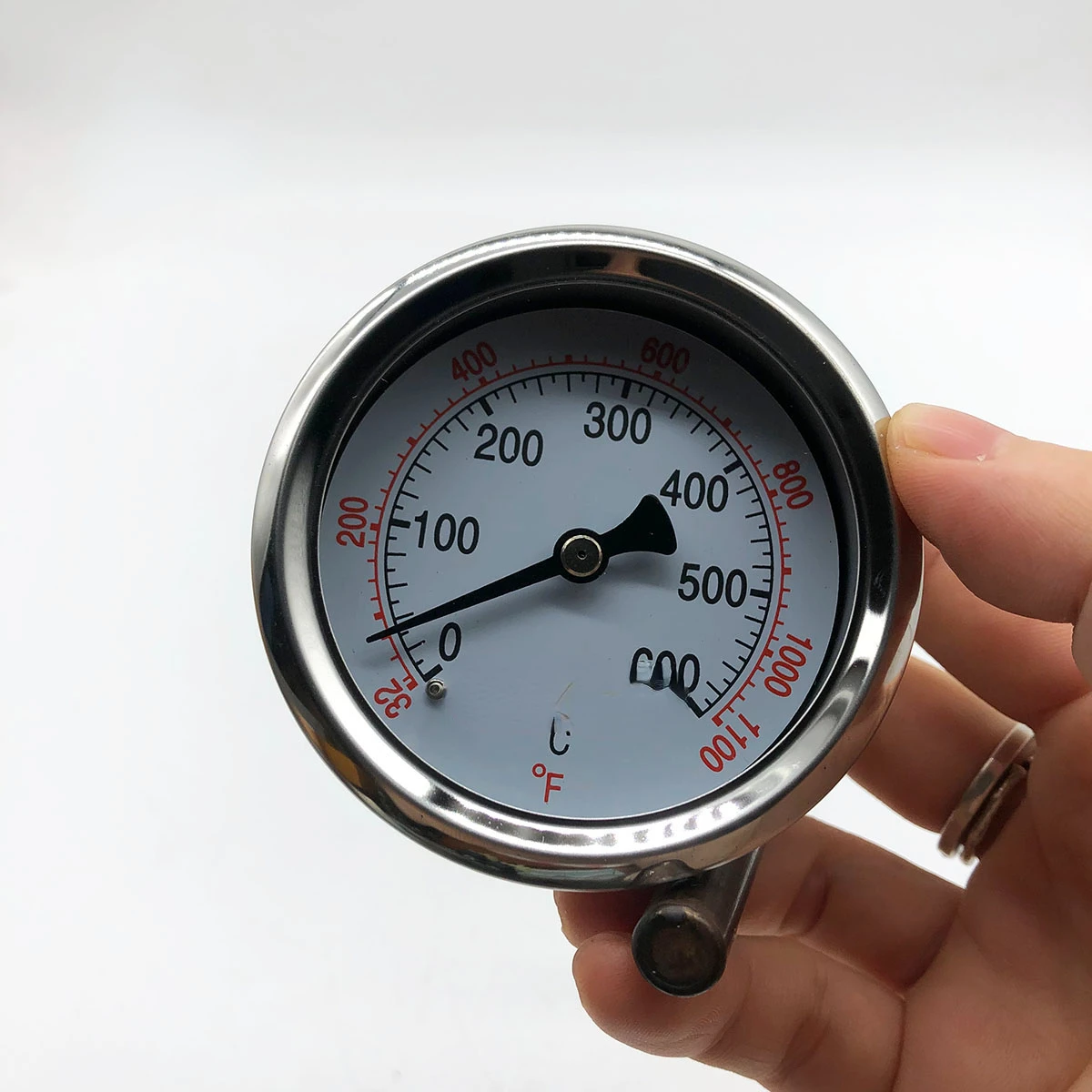 Pizza Oven Spare Parts Circular 0-600 Degrees Thermometer 0°-600° Temperature Gauge With Probe