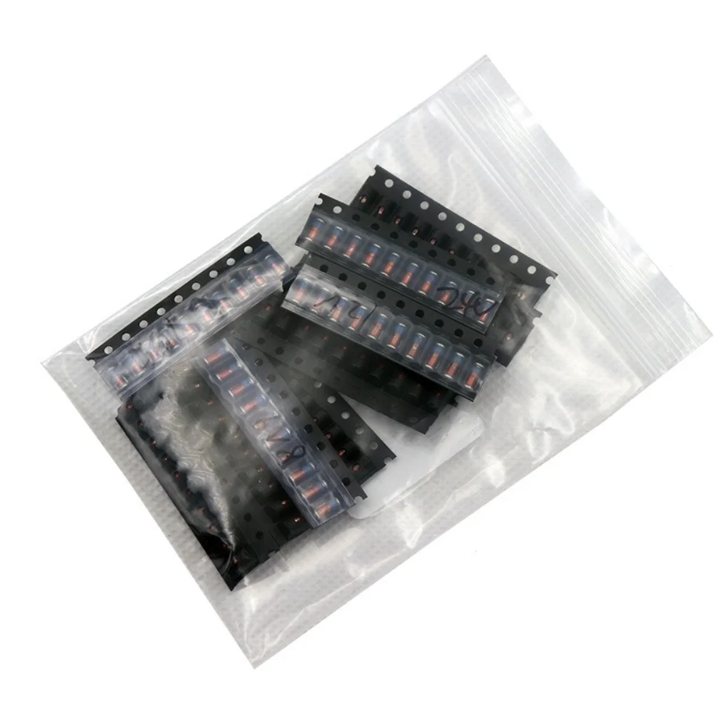 LL41 1W Zener Diode Assortment Kit 13 Values 10Pcs Each 130Pcs for DIY
