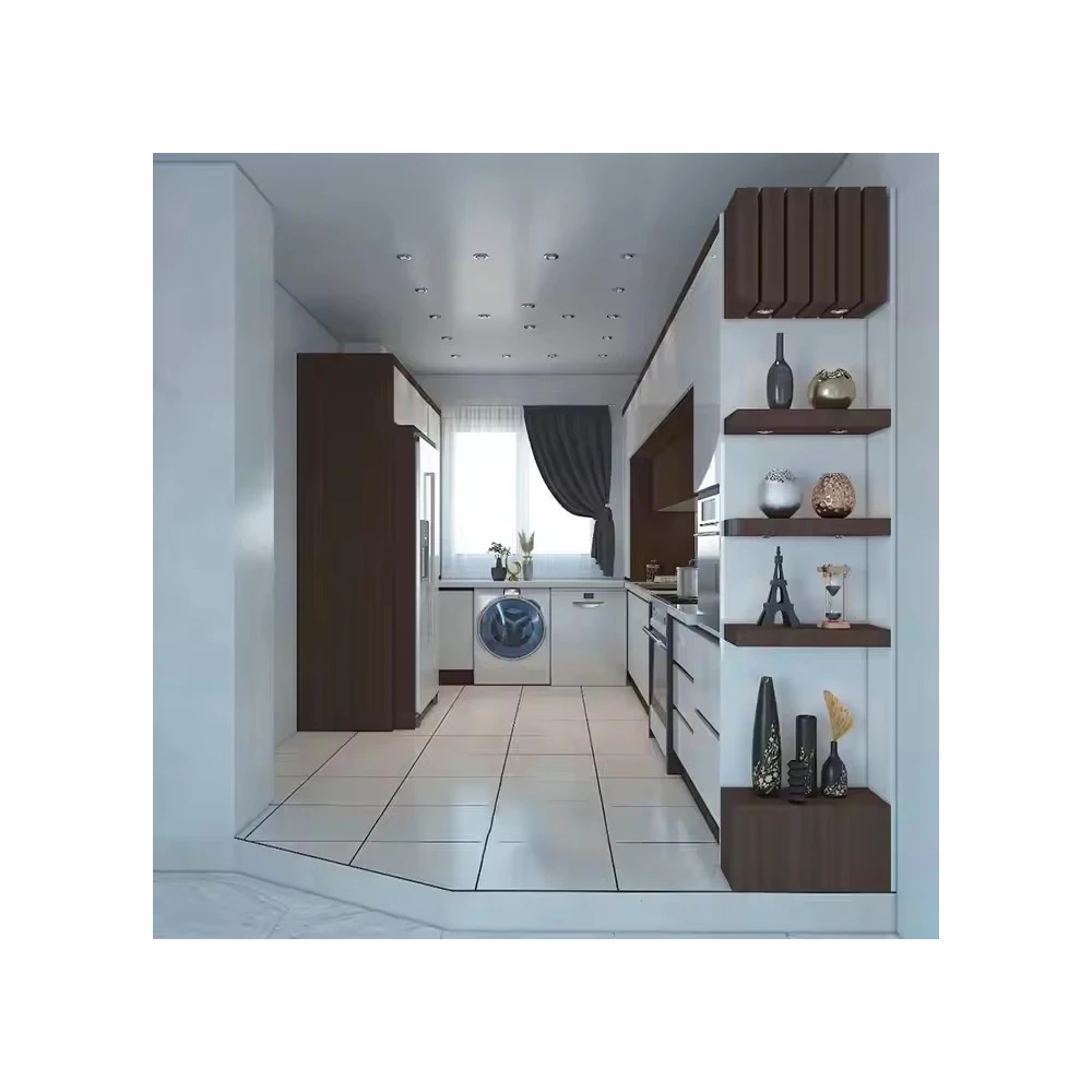 Focus on Cabinet Design and Production Kitchen Cabinets Factory Custom Automatic Unit Small Furniture Whole Kitchen Cabinet Set